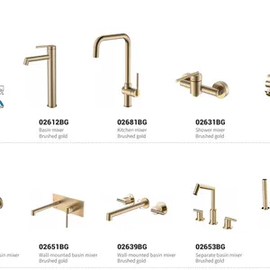 Pull-out Design Dual Control of Cold and Hot Water Multiple Water Outlet Modes High-quality Durable Material Basin/Kitchen Mixer Series thumbnail-3