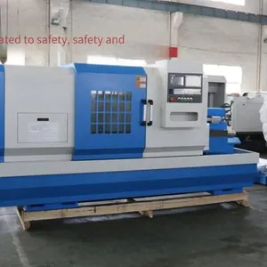 Cnc Lathe 6136, Horizontal Cnc Lathe 6136 With Hard Rail and Flat Bed thumbnail-2