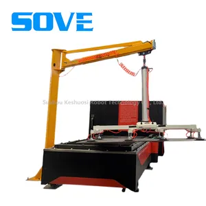 SOVE 300kg 400kg 500kg Secure Strong-attraction Sheet Metal Glass Wood Vacuum Lifter Panel Vacuum Suction Cup Lifter thumbnail-4