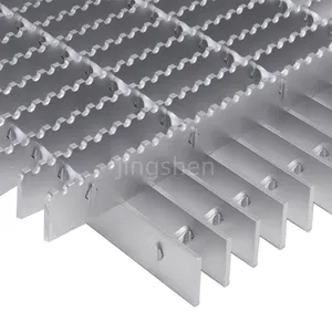 Q235 Hot-Dip Galvanized Industrial Welding Floor Steel Grating Safety Plate thumbnail-3