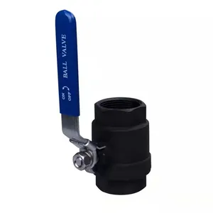 1-1/4'' A216 WCB 2pc Carbon/Stainless Steel Ball Valve With BSPT/NPT Female Thread Ball Valve Electric Control Valve thumbnail-2
