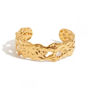 304 Stainless Steel Bracelet With 18K Gold PVD Coating & Titanium Nitride Barrier