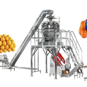 Mesh Net Bag Packing Machine for Edamame Garlic Onion Potato Sweet Potato thumbnail-1