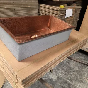 Kitchen Sink, Supplying Pure Handmade Kitchen Copper Sinks and Bathroom Basins thumbnail-4
