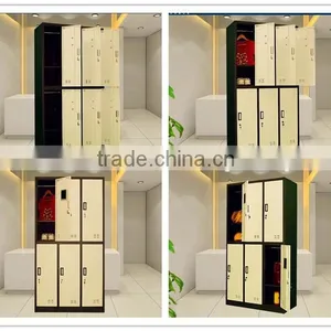 Primary School Library Furniture Doube Tier Lockers Comic Book Storage Cabinet thumbnail-3