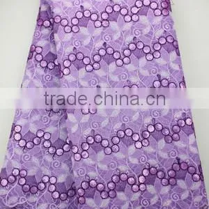 Mitaloo Embroidered Sequin Double Organza Fabric for Wedding Dress MOG0165 thumbnail-3