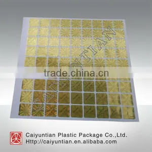 Gold Shiny Label Sticker thumbnail-1