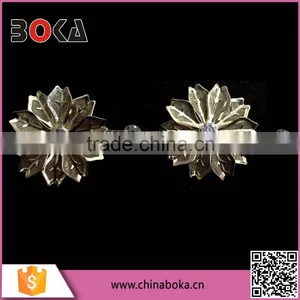 BOKA High Quality Metal Flower Rhinestone Crystal Chain Trims thumbnail-1