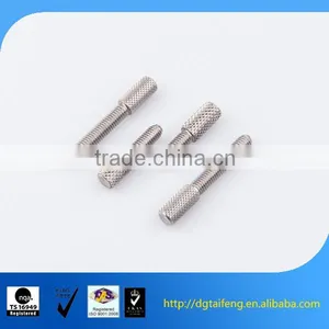 Round Neck Knurled Cap Screw With Blue Zinc Coated thumbnail-1