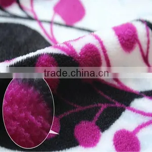 Blue Burnout Velvet Upholstery Fabric Factory thumbnail-2