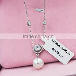 Hot Sale 925 Sterling Silver Clasp Necklace Made in China thumbnail-2