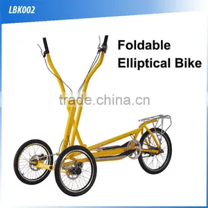 (160408)Outdoor Equipment Exercise Foldable Three Wheels Fitness Elliptical Bike Quality Choice thumbnail-1
