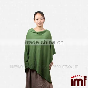 Pure Cashmere Poncho Wrap thumbnail-2