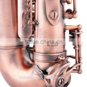 MAS-701 Antique Red Copper Alto Saxophone From China Factory thumbnail-6