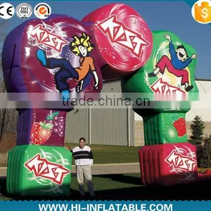 2015 Customized Inflatable Candy Arch for Christmas Decoration thumbnail-1