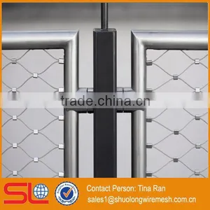 Stainless Steel Woven Type Stair Cable Mesh thumbnail-2