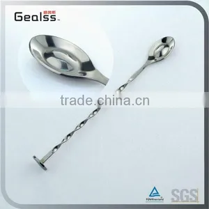 Bar Tool Twisted Stainless Steel Cocktail Spoon thumbnail-1