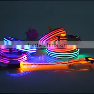 Sailor Stripe LED Luminous Pet Dog Collar 3 Size for Large and Small Dogs Puppy LED Flashing Collar Safety Night thumbnail-5