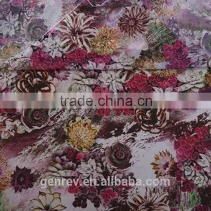 Polyester Chiffon Fabric Different Types Flower Designs of Fabric Printed Fabrics thumbnail-4