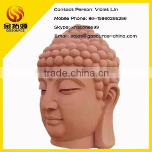 Sandstone Buddha Head thumbnail-1