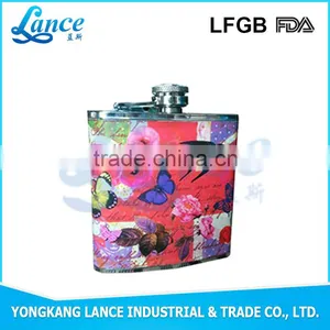 Hot Sale in South America Market 4oz Camouflage Shaped Hip Flask thumbnail-2