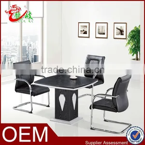 Hot Sale High Quality Best Price Modern Wooden Square Conference Table Meeting Desk Square Conference Desk thumbnail-1