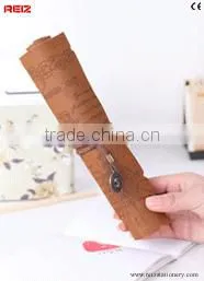 Leather Pen Bag for Color Pencil or Kids Use With Map thumbnail-4