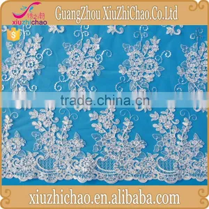 ZP0004-M Guangzhou Wedding Apparel Bridal Lace Fabric Sequins thumbnail-2