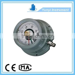 High Quality Stalinless Steel Explosion Proof Pressure Gauge With Electric Contact thumbnail-1