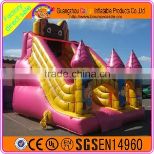 Popular Children Game for Garden Inflatable Plastic Dry Slide thumbnail-1