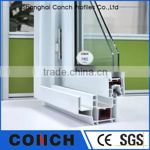 CONCH 95 White Sliding Window Profiles-house Office Etc. thumbnail-2