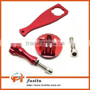 Aluminum Alloy Bicycle Headset Mount Adapter With Screw & Wrench Spanner For GoPro Hero 4/3+/3/2 thumbnail-1