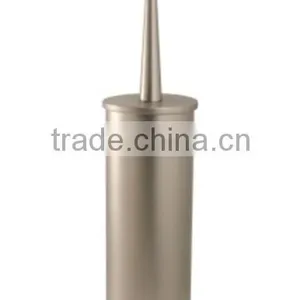 Floor Standing Modern Metal Brushed Nickel Toilet Brush Holder thumbnail-1