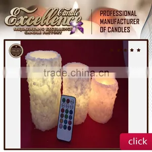 Icecream Flameless Battery Operated Candles With Remote thumbnail-2