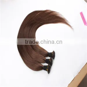 100% Virgin Brazilian Remy Human Asian U/I/Flat/V Tip Keratin Hair Extensions Factory Price thumbnail-4