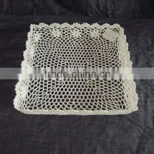 China Manufacturer 100% Crochet Cotton Food Tray thumbnail-5