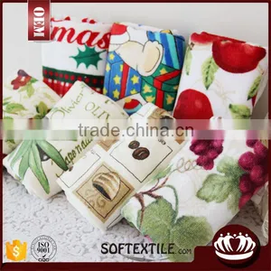 100% Cotton Reactive Printing Stock Tea Towel Wholesales thumbnail-1