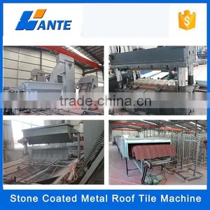 Trade Assurance Stone Coated Chip Steel Roof Tile Machine Production Line, thumbnail-3