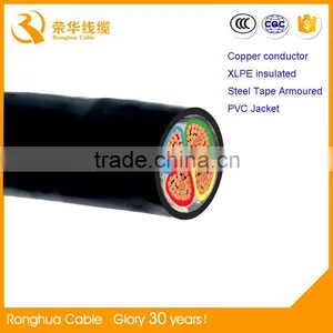 XLPE Insulated Copper Conductor Low Voltage 4 Core Xlpe Power Cable thumbnail-3