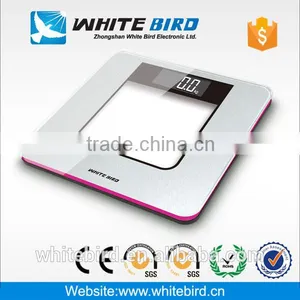 150kg LCD Colorful Plastic Interlayer Tempered Glass Electronic Digital Body Weighing Bathroom Scale thumbnail-2