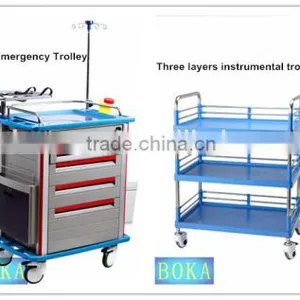 Medical Cheap Plastic Drawer Trolley With Wheels for Sale thumbnail-4