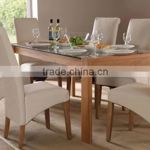 Express Solid Cheap Oak Wood Birch Wood Dinning Room Table Dinning Room Table thumbnail-3
