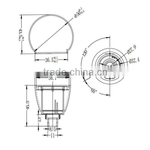 G50 6W 7W Light Bulb Housing thumbnail-3