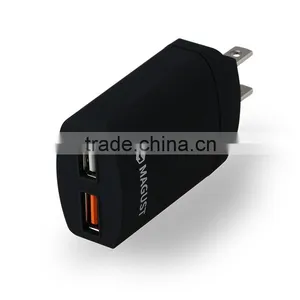 Quick Charge 3.0 Daul USB Wall Charger, USB Travel Charger, Travel Charger thumbnail-3