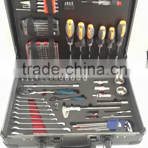 125pcs Aluminium Case Combination Mechanic Tool Box Set thumbnail-3