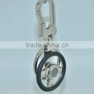 Fashion High Quality Carwheel Shape Metal Keychain thumbnail-4