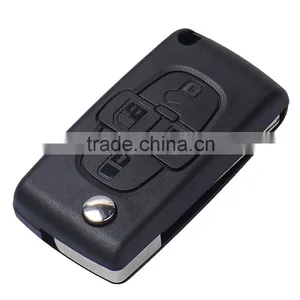 Best Price Key Cover Citroen For Peugeot 1007 Citroen C8 4 Button 407 Remote Flip Key Cover thumbnail-5