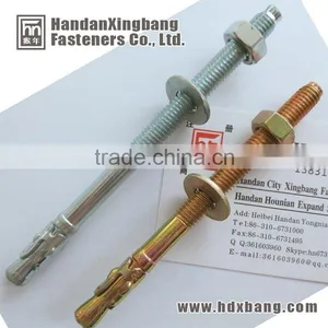 Grade 4.8 Zinc Plated Through Anchor Bolt Made in China Hebei thumbnail-1