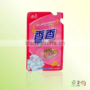 Plastic Stand up Pouch for Laundry Liquid thumbnail-1