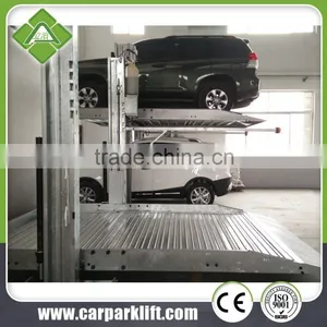 Two Post Hydraulic Tilt Parking Lift  Car Parking Lift thumbnail-2